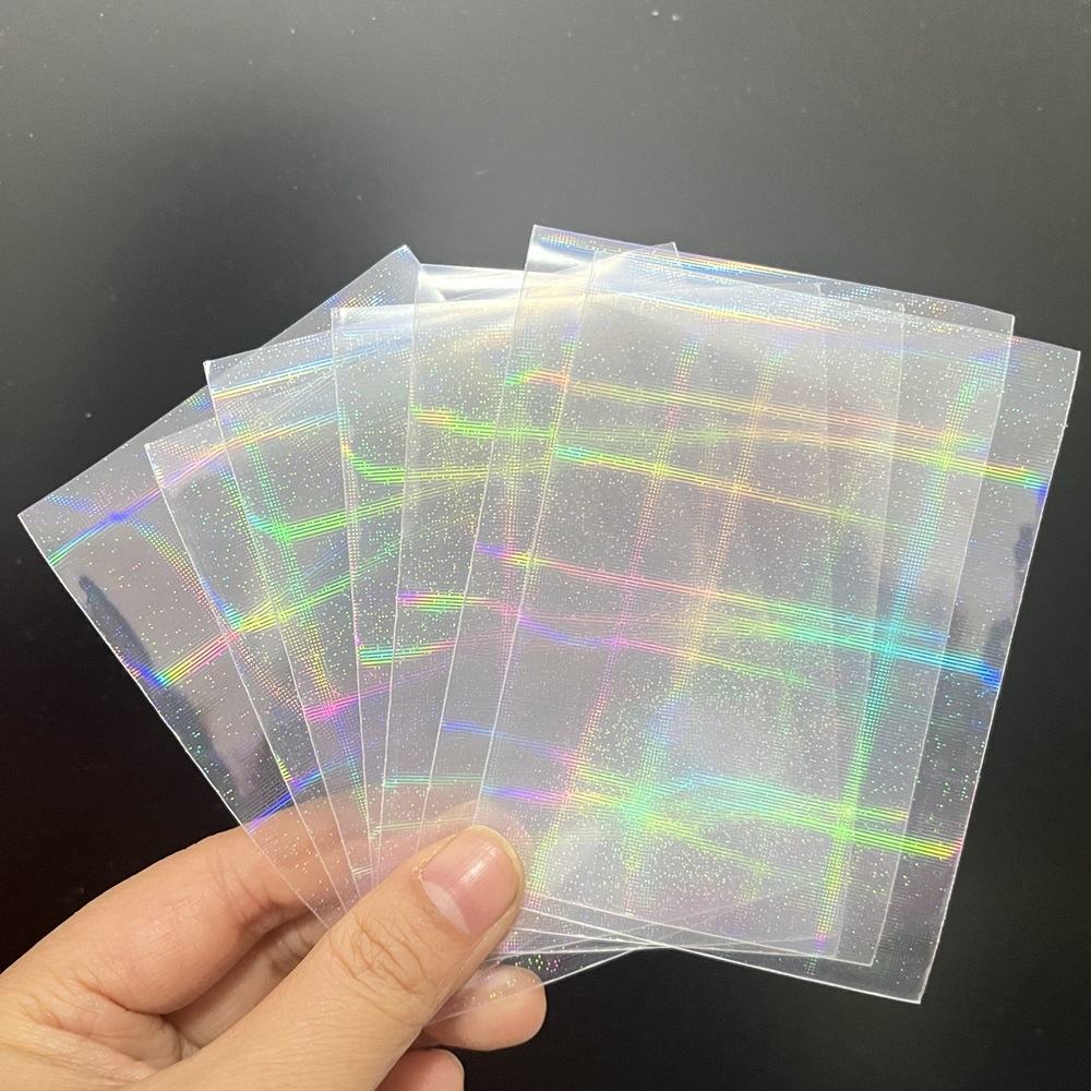 50pcs 65x90mm Holographic Card - Card Penny Sleeve review and price